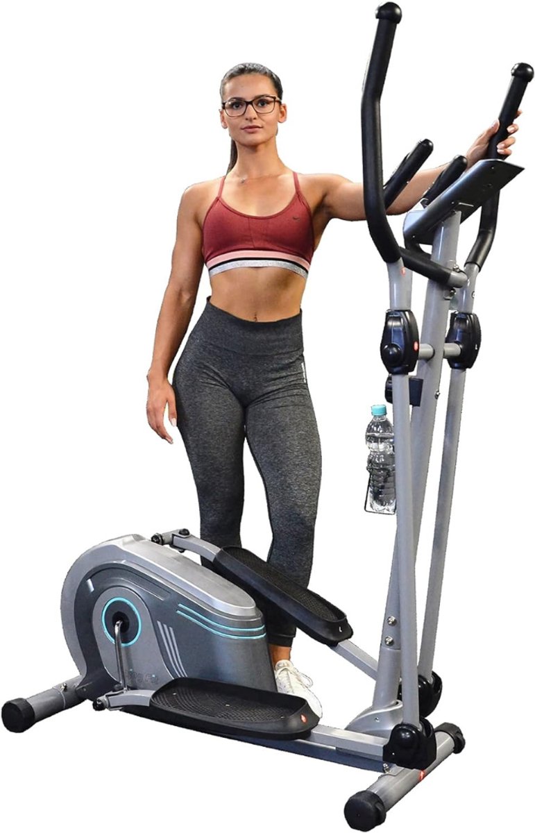 SCH® Crosstrainer - Crosstrainers - Crosstrainer Fitness - Grijs - 50cm x 120cm x 160cm
