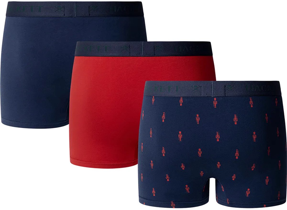 Hackett Nutcracker Boxers 3 Eenheden Rood,Blauw S Man