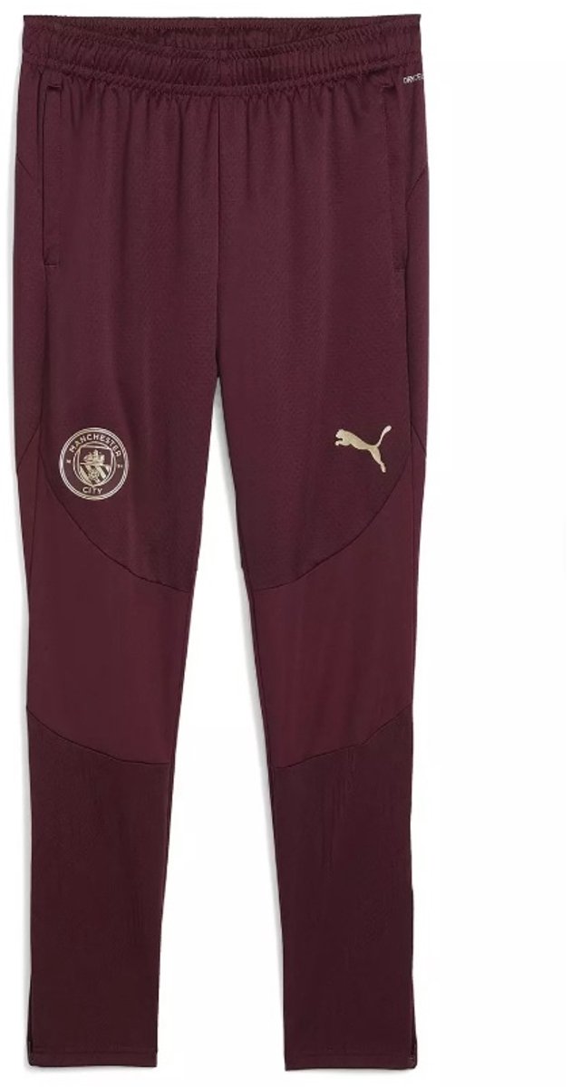 Puma Manchester City Trainingsbroek - Bordeaux Rood - Voetbal broek - Maat L - Trainingscollectie - 779161 03