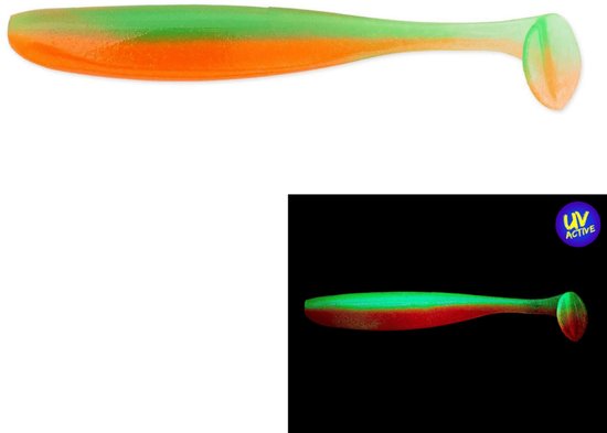 Keitech Easy Shiner - 2 Inch UV Lime Orange 2 / 5cm UV Lime Orange van Keitech — afbeelding 3