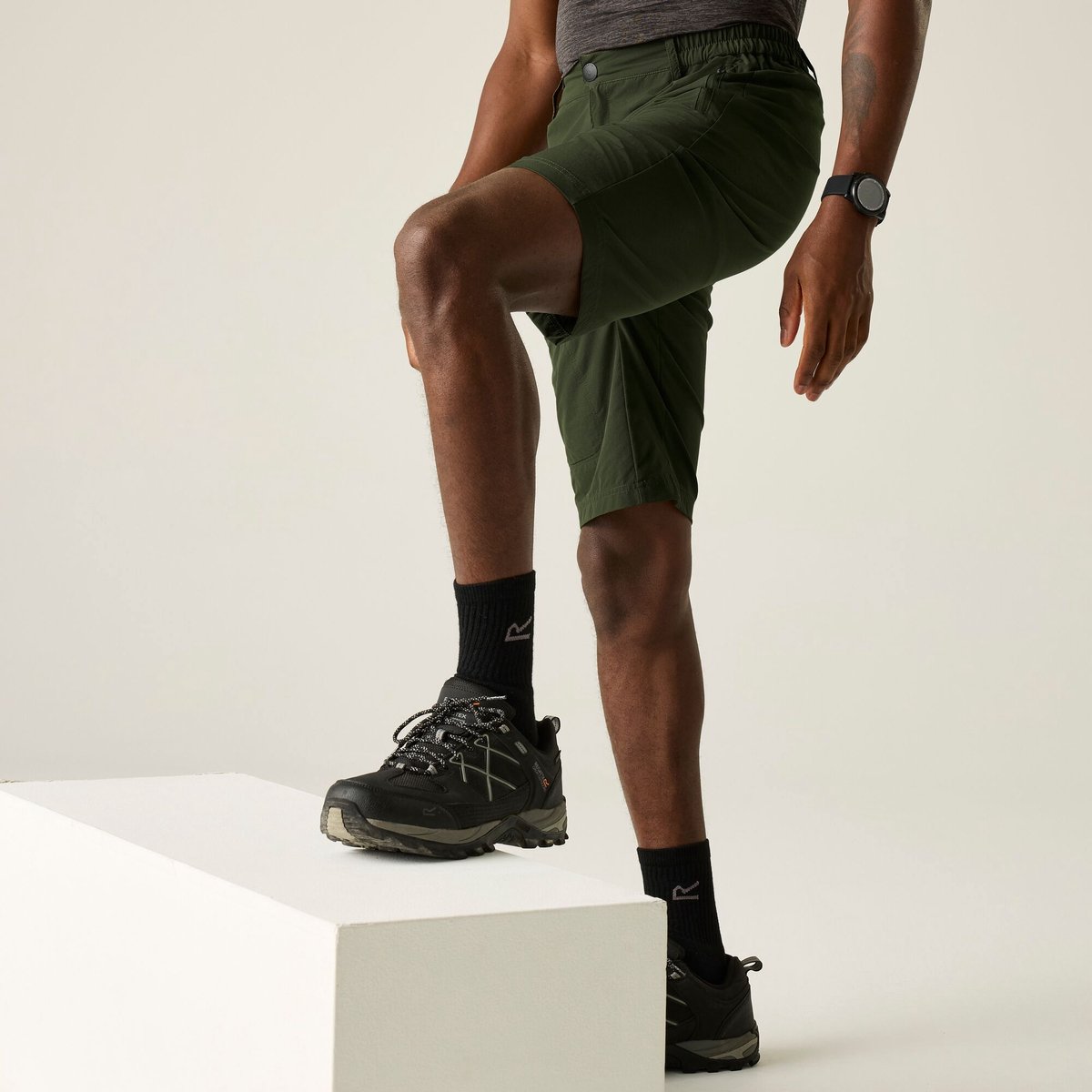 Highton Long Wandelshort Groen