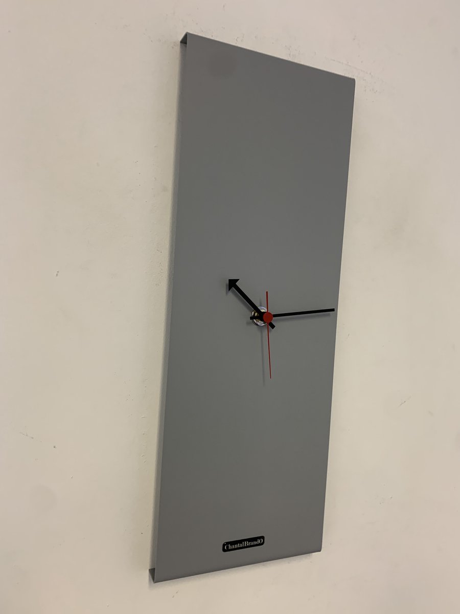 Wandklok Merida MODERN DESIGN grijs