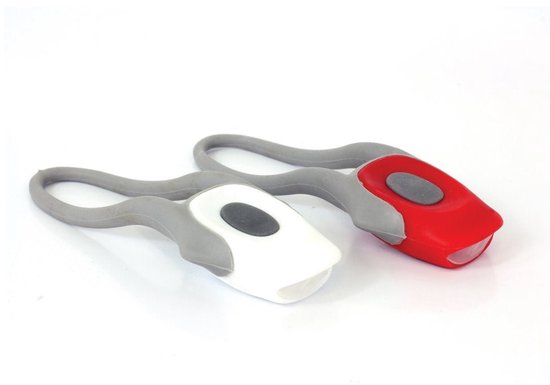 Oneay LED Fietslamp Clip-On 2 Stuks - 2 Lichtstanden Veiligheidslamp voor Fiets, Rollator, Rolstoel en Wandelstok — afbeelding 4