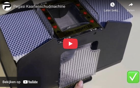 Kaartenschudmachine - Geschikt voor 2 decks - Kaartenschudder - Card shuffler
