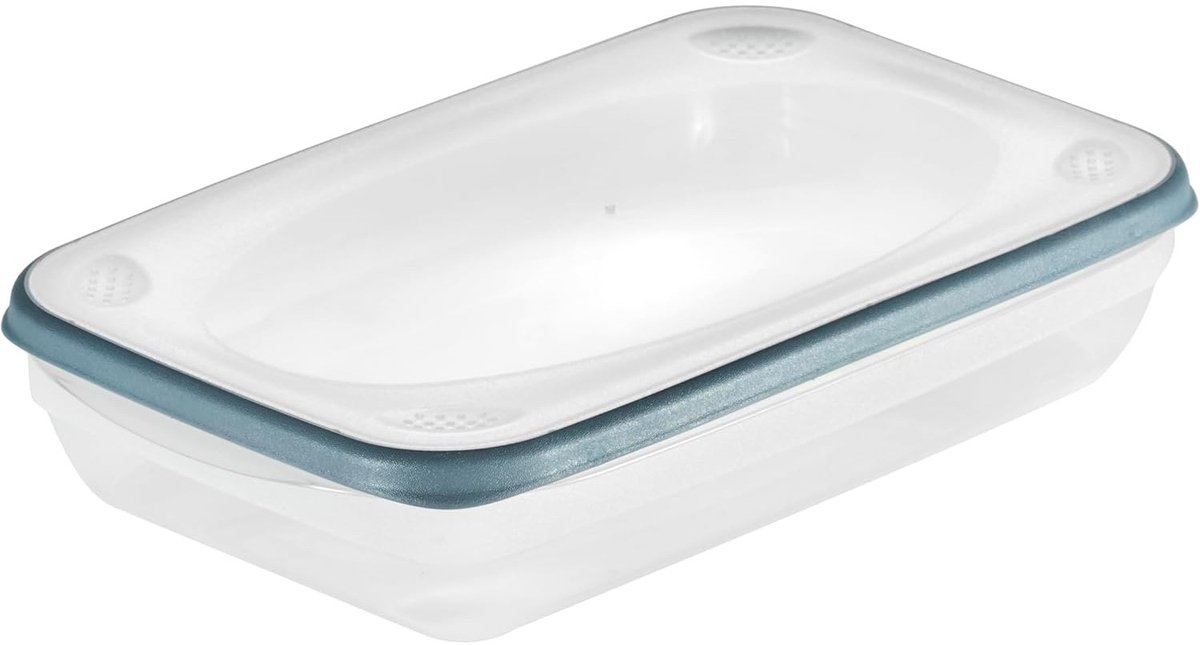 keeeper franco - Vershouddoos - voedselcontainer - 2,4 liter rechthoekig blauw