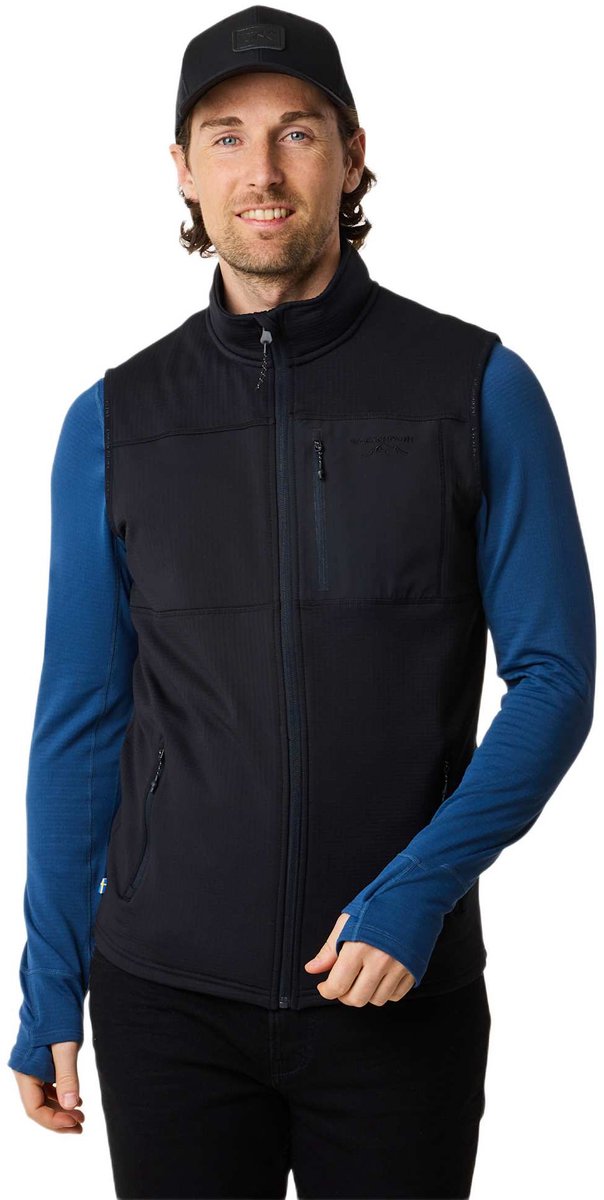 Swedemount Trondheim Midlayer Bodywarmer – Heren winddicht – 2XL Zwart