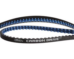 Aandrijfriem Gates CDX Carbon Drive 122T - zwart/blauw