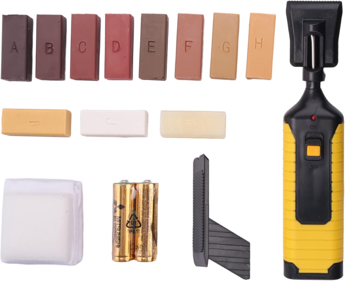 Laminaat Reparatieset - 11 Kleuren Hard Wax Staven - Vloer Reparatie - Meubel Reparatie - Tegel Reparatie