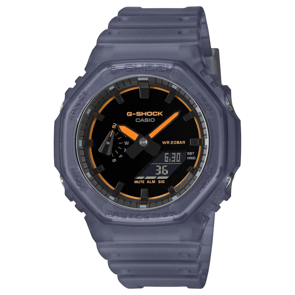 Casio G-Shock GA-2100K-2AER Horloge - Kunststof - Blauw - Ø 45 mm