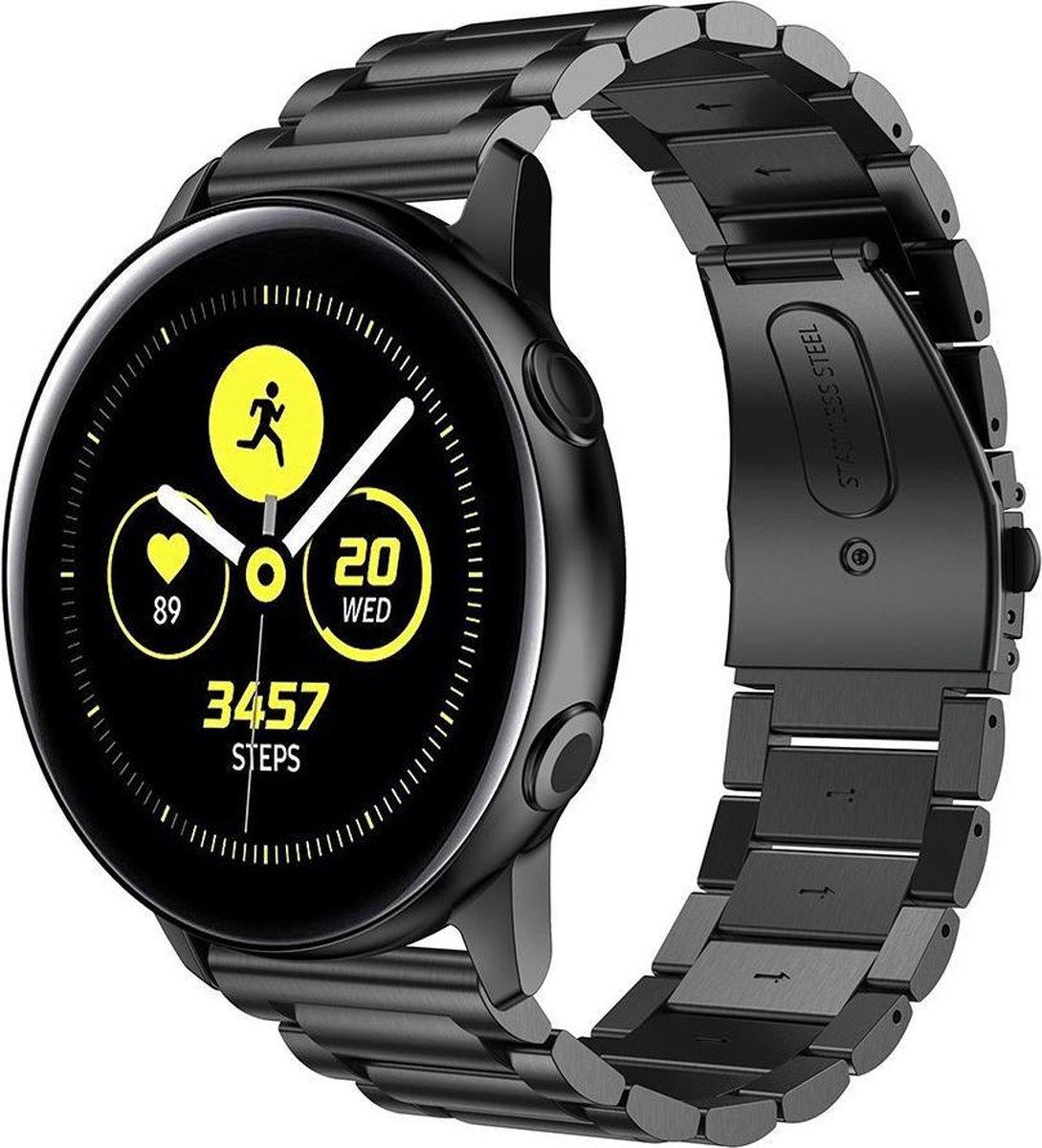 Samsung Galaxy Watch Active 2 Armband Metall bol.com | Just in Case Samsung Galaxy Watch Active 2 Metalen armband
