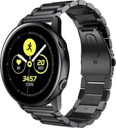 Samsung Galaxy Watch Active 2 Bandje - Just in Case - Metalen armband - zwart