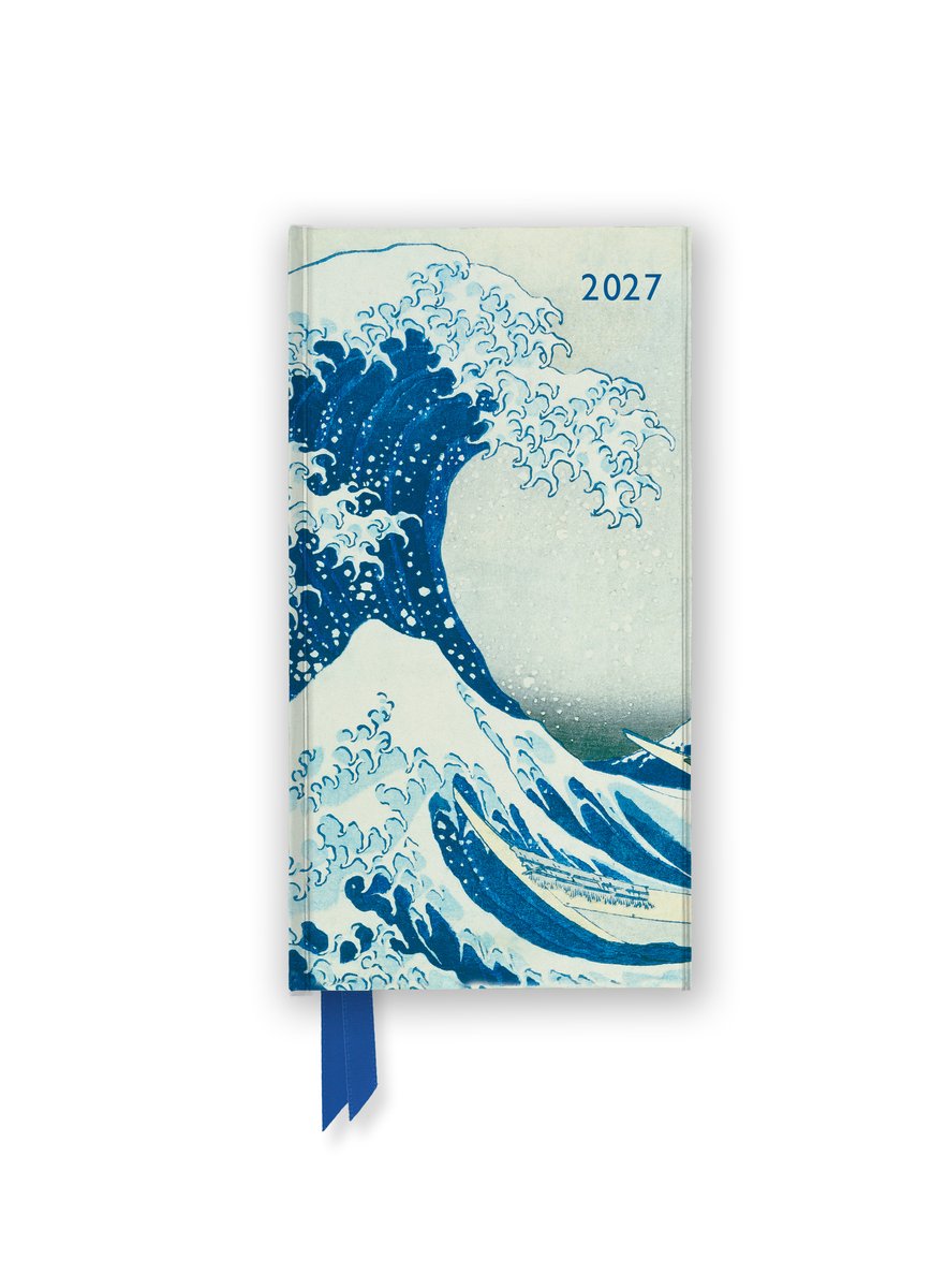 Hokusai The Great Wave Slimline Pocketagenda 2027