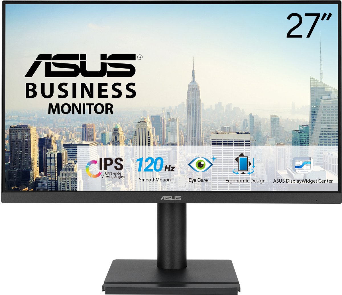 ASUS VA279QGSE - FHD Business Monitor - Stereo Speakers - Hoogte verstelbaar - 120hz - 1ms - 27 inch