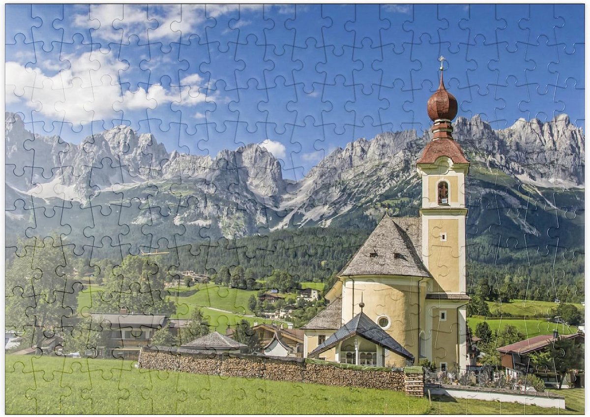 Puzzel 200 stukjes - Spectaculaire Alpenlandschap Wilder Kaiser