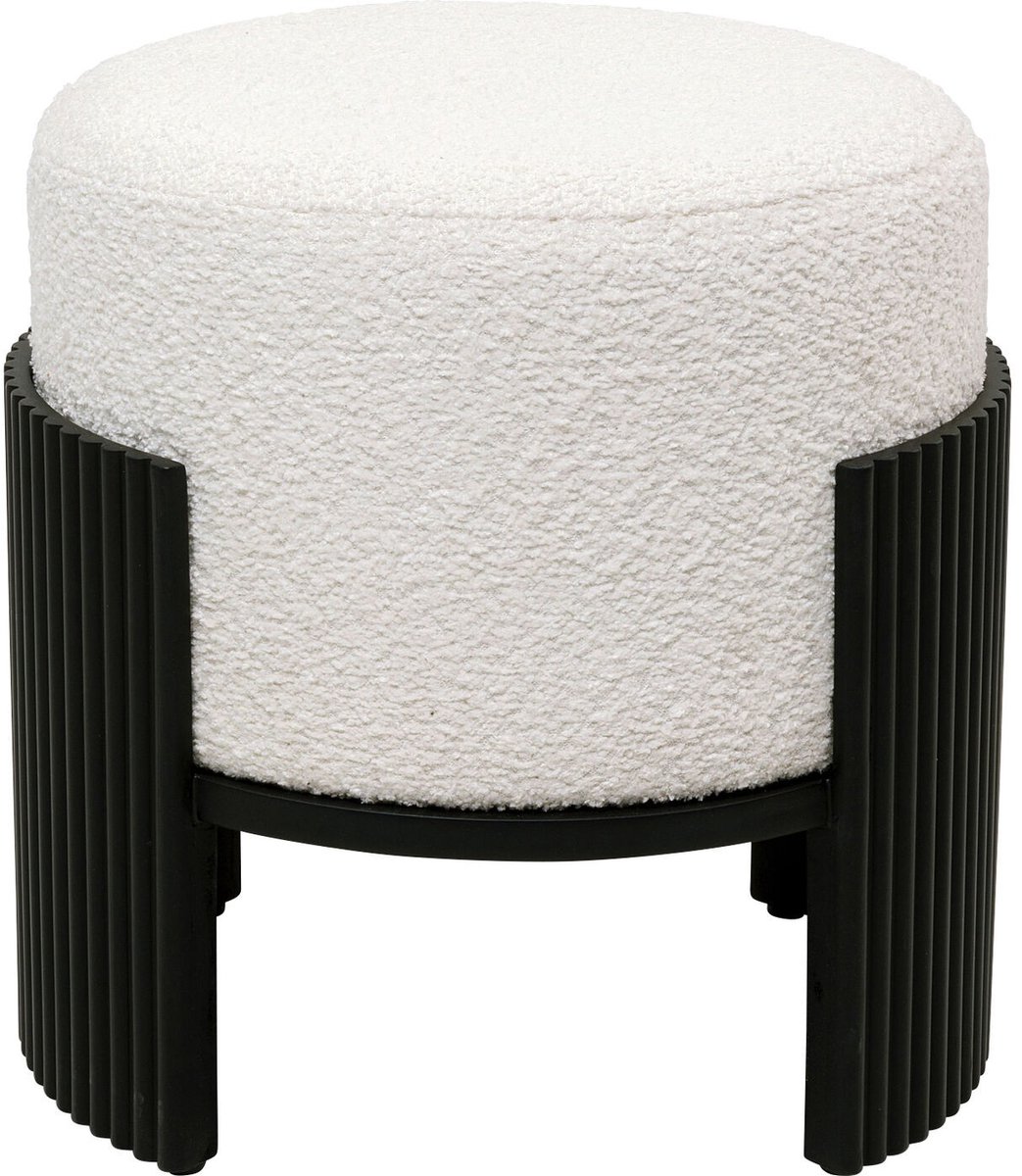 Kruk Samu Ø43cm zwart Kare Design