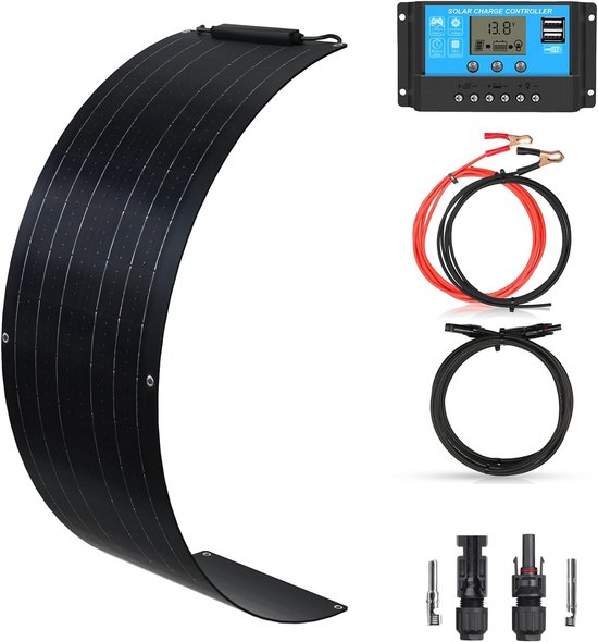Flexibel Zonnepaneel 50W 12V Monokristallijn voor Boot Caravan en Outdoor