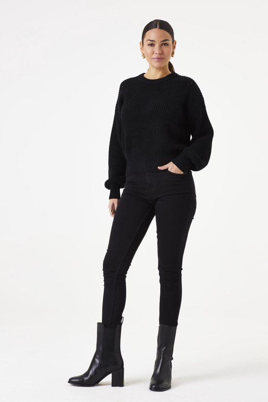 Jeans skinny femme GARCIA Celia Zwart