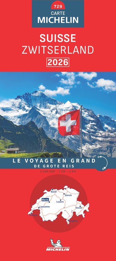 Nationale kaarten Michelin - Michelin Wegenkaart 729 Zwitser ... - cover