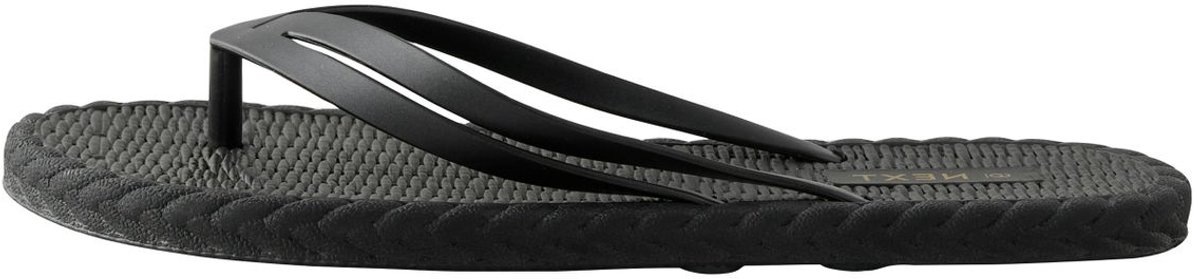 Next - Dames - Gevlochten teenslippers - Zwart