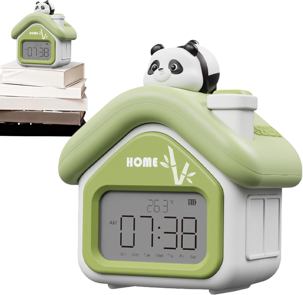 Schattige Wekker - Digitale Klok - Kinderkamer Decoratie - LED Scherm - 95cm Breed - Groente
