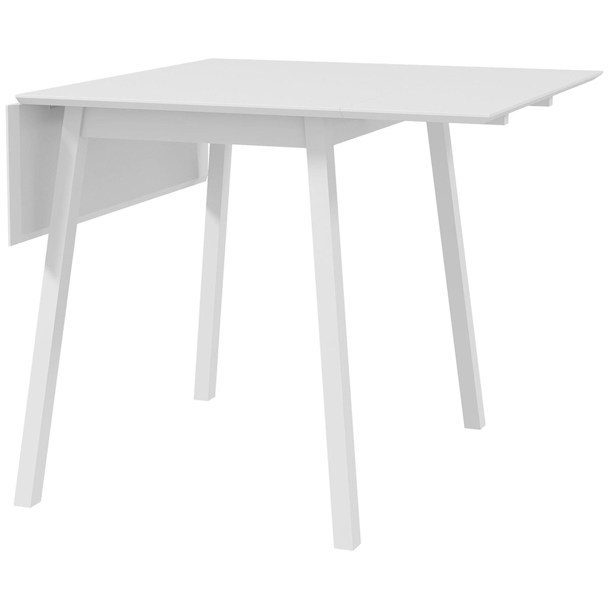 Opvouwbare Eettafel – Uitklapbare Tafel – Uitbreidbare Tafel – Compacte Werktafel – Witte