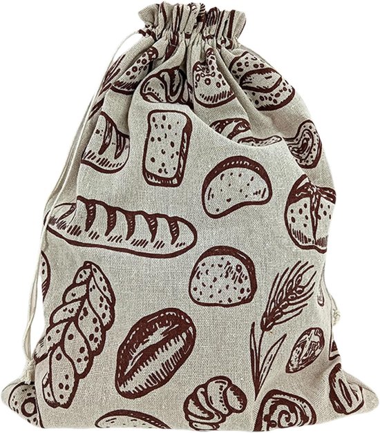 Broodzakken Van Bijenwas Biologisch Katoen Herbruikbaar Voor Zelfgebakken Brood En Zuurdesem