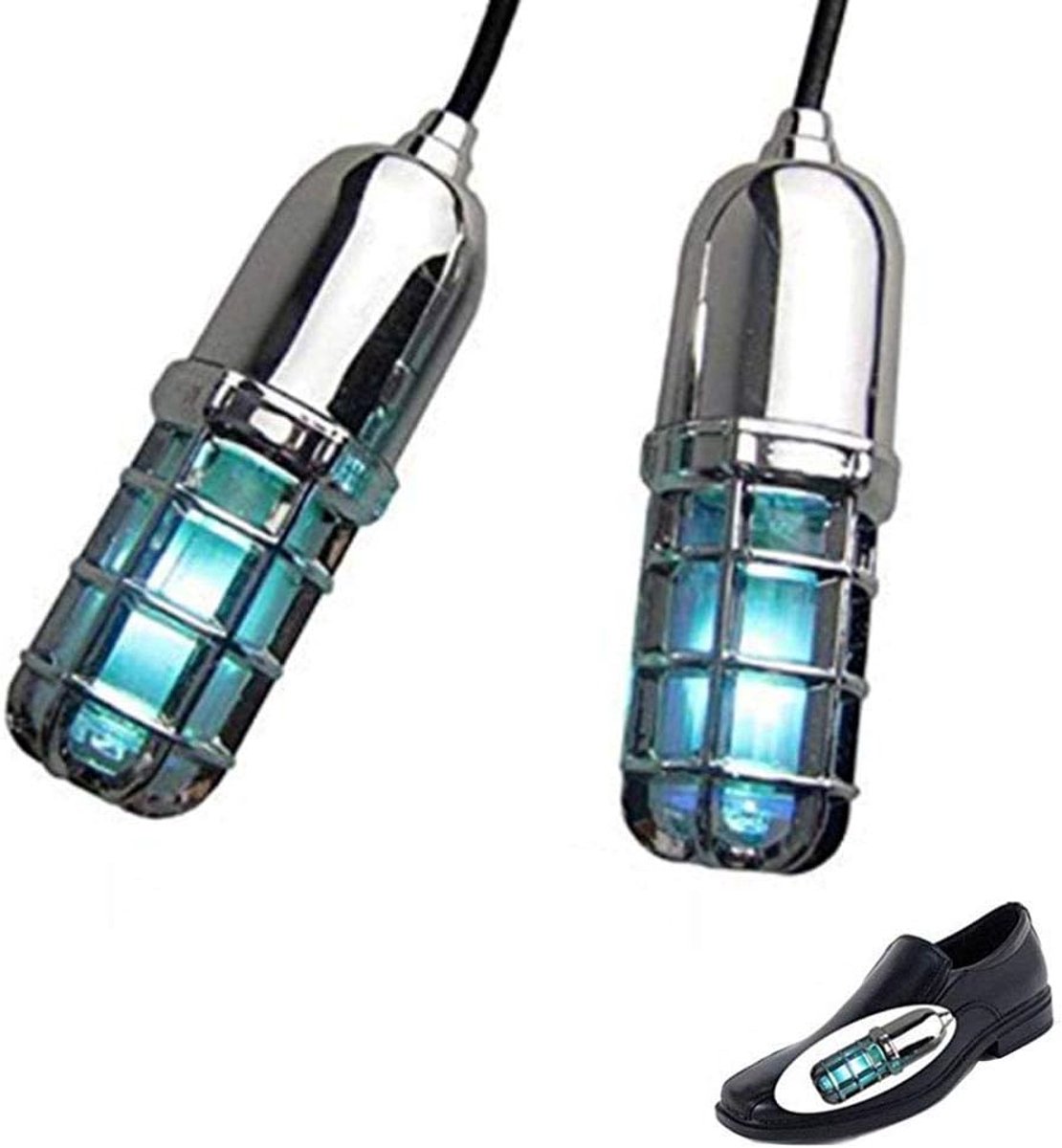 Schoen Sterilisator - UV Lamp - Kiemen Verwijderen - Draagbaar Ontwerp - Zilver
