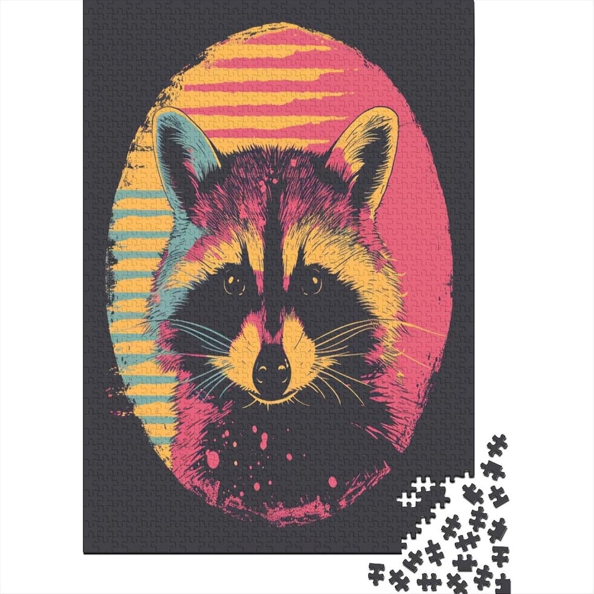 Wasbeer Puzzel - 1000 Stukjes - Ontspannen Tijdverdrijf - Recyclebaar Materiaal - 75 x 50 cm