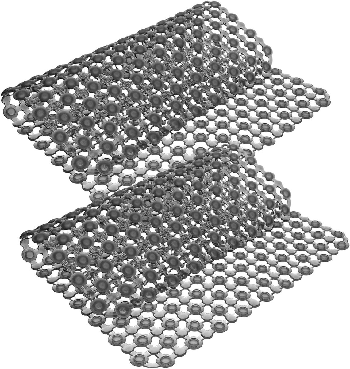 Gootsteenmat - Afdruipmat Keuken - Afwas Drogen - Snelle Waterafvoer - 40x30cm - Zwart