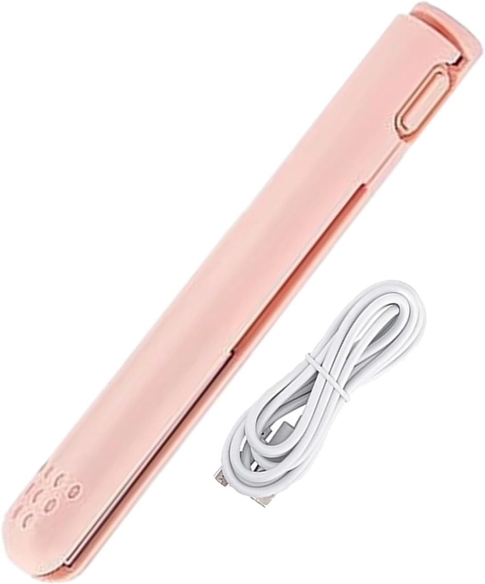 Reis Stijltang - Krul & Steil - Snel Kapsel - Compact & Draagbaar - 18.5cm Lengte