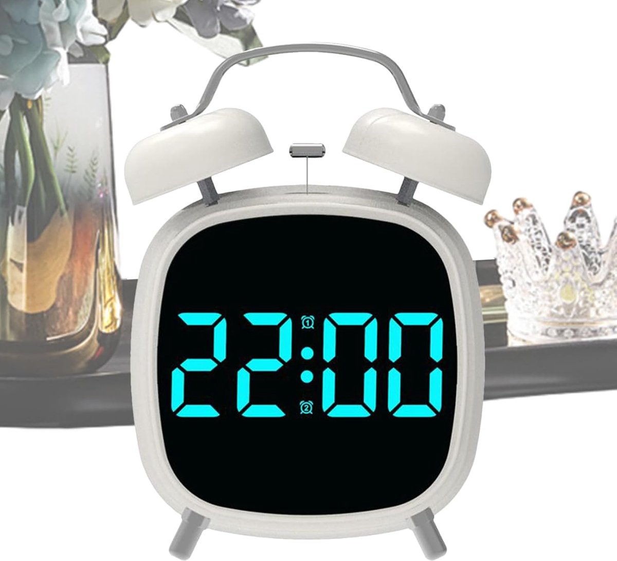Digitale Wekker - Draagbare Timer - Tijd Beheer - Energiebesparend Display - 12 x 8 x 18 cm