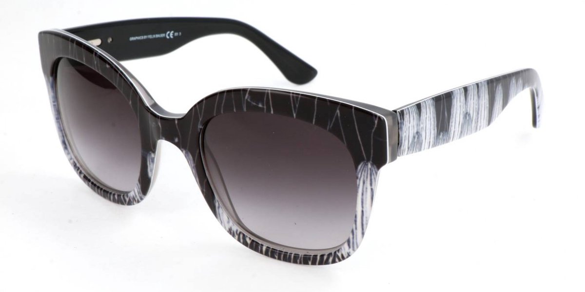 Oxydo OX 1069/FB/S/LE Black white cactus 52/24/145 WOMAN Zonnebrillen