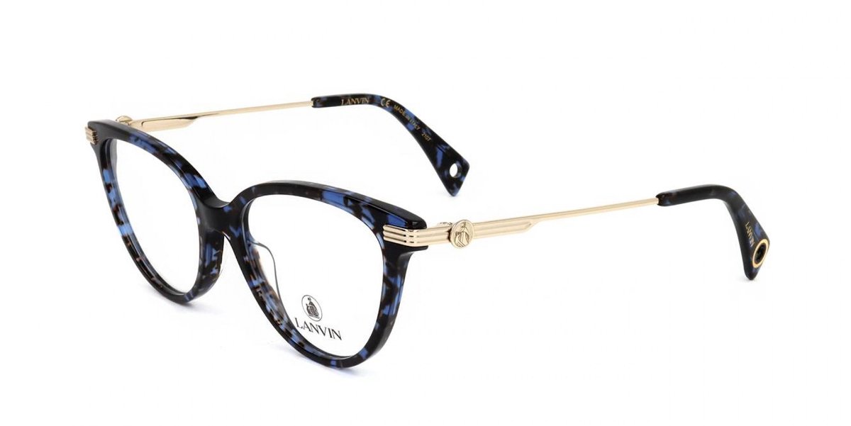 Lanvin LNV2614 Blue havana 53/17/140 WOMAN Brilmonturen