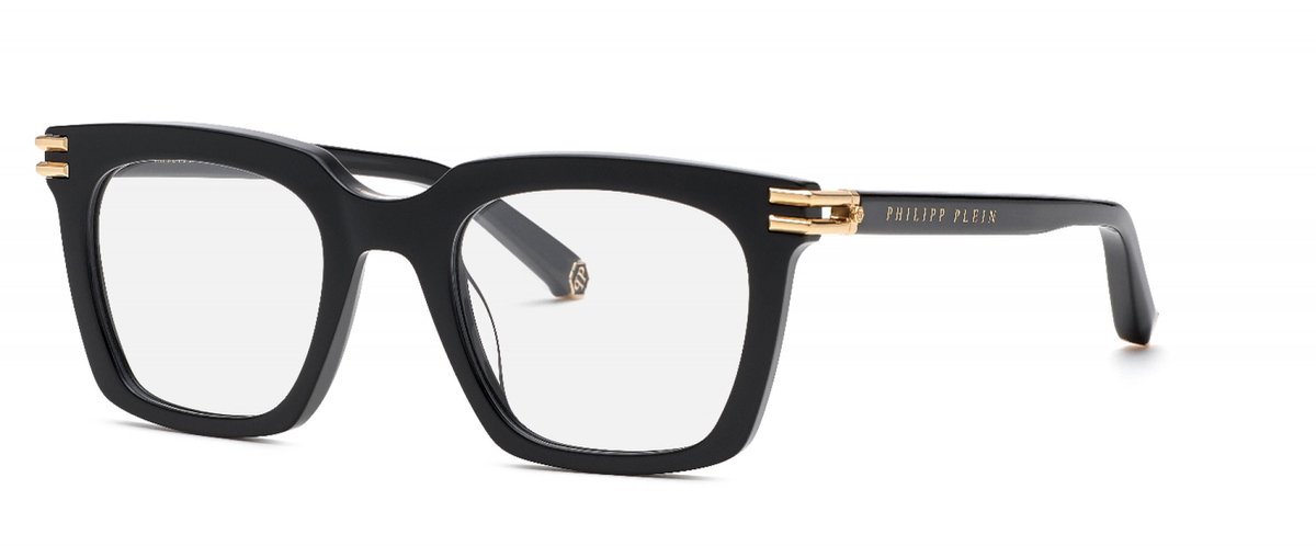 Philipp Plein VPP115M Nero lucido 51/22/145 MAN Brilmonturen