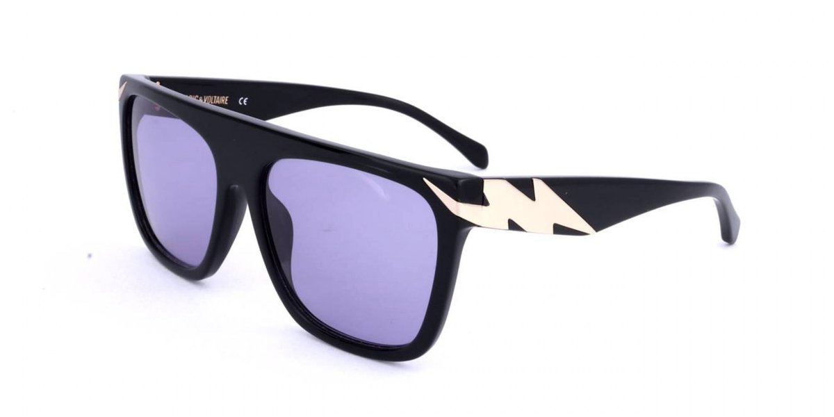 Zadig & Voltaire SZV221 Shiny black 59/17/140 WOMAN Zonnebrillen