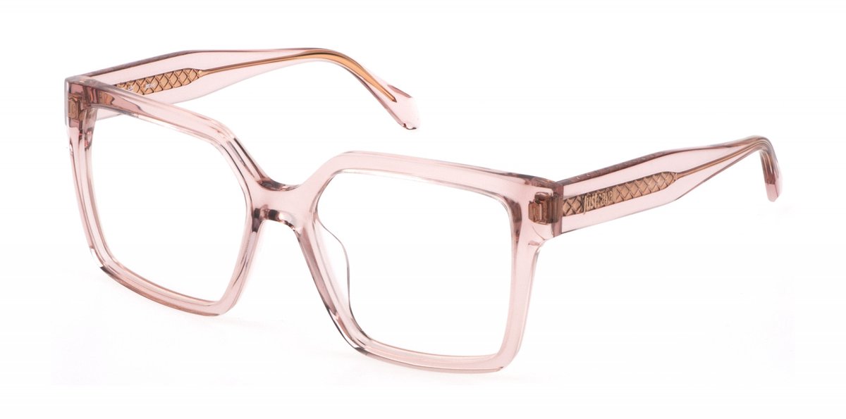 Just Cavalli VJC006 Rosa trasparente lucido 53/16/140 WOMAN Brilmonturen