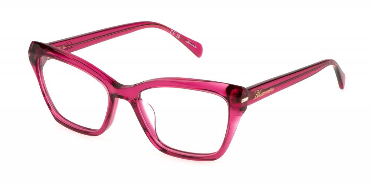 Blumarine VBM822S Ciclamino trasparente lucido 54/17/135 WOMAN Brilmonturen