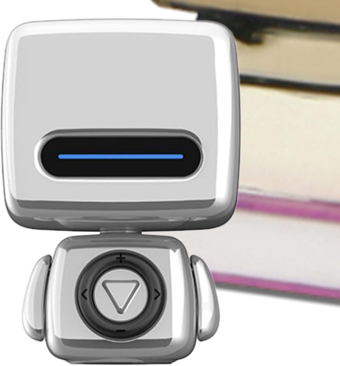 Draagbare Speaker - Robot Geluid - Waterdicht Buiten - Compact Decor - 5.1 x 8.3 cm - Zilver