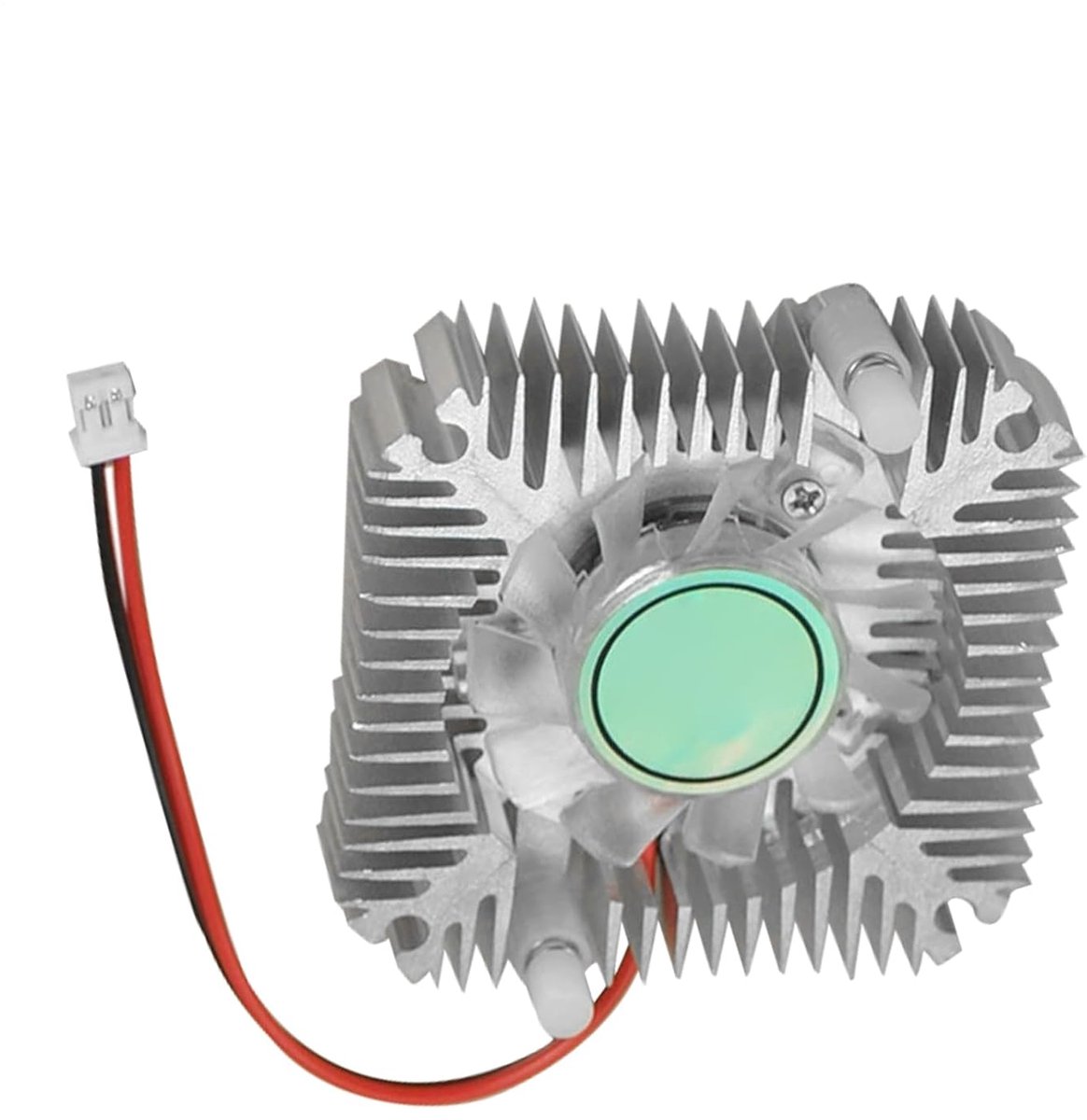 GPU Koeler - Aluminium Koeler - Computer Koeling - Stille Werking - 55 mm - Zilver