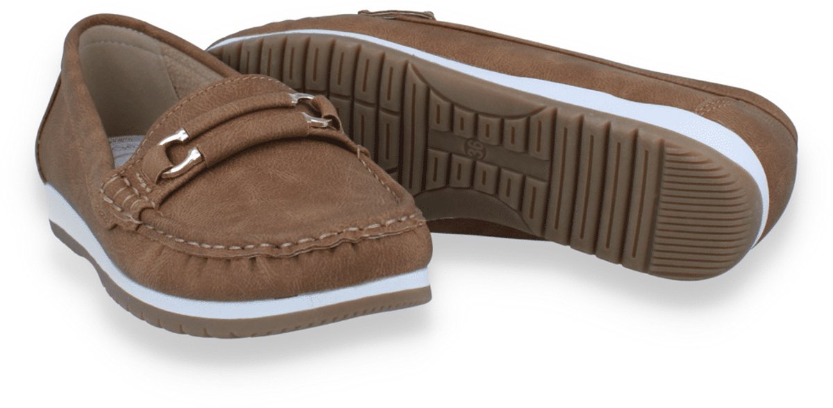 Mode-mania Dames Mocassin | Cognac | Maat: 36