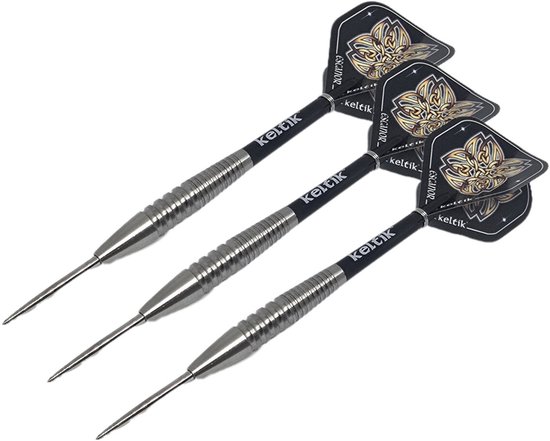 Steeldartpijlen Keltik Ardan 24g Silver â€“ 90% Tungsten — afbeelding 4