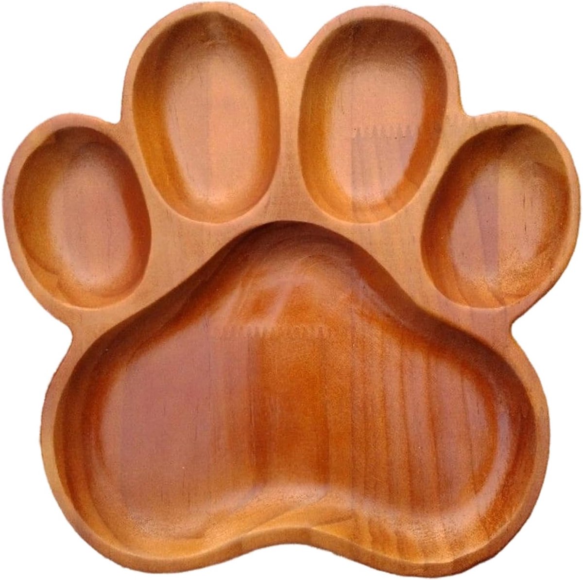 Honden Kaasplank - Serveertray Snacks - Feestelijke Presentatie - Meerdere Vakken - 20 cm Rond
