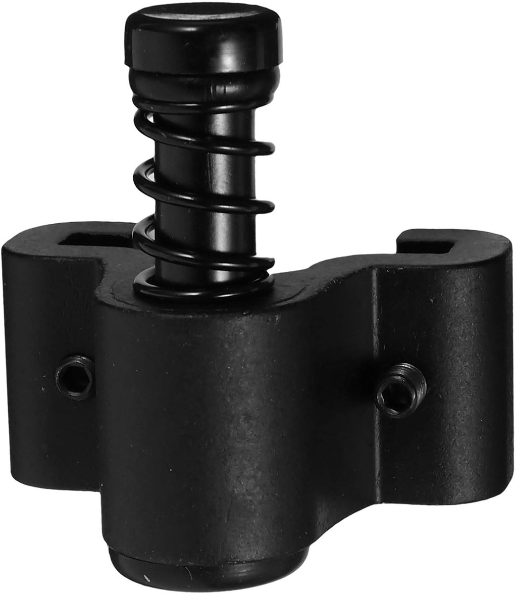 Schuifdeur Stoppers - Deur Beveiliging - Soepel Deuren - Veermechanisme - 5.5X5X2.5CM - Zwart