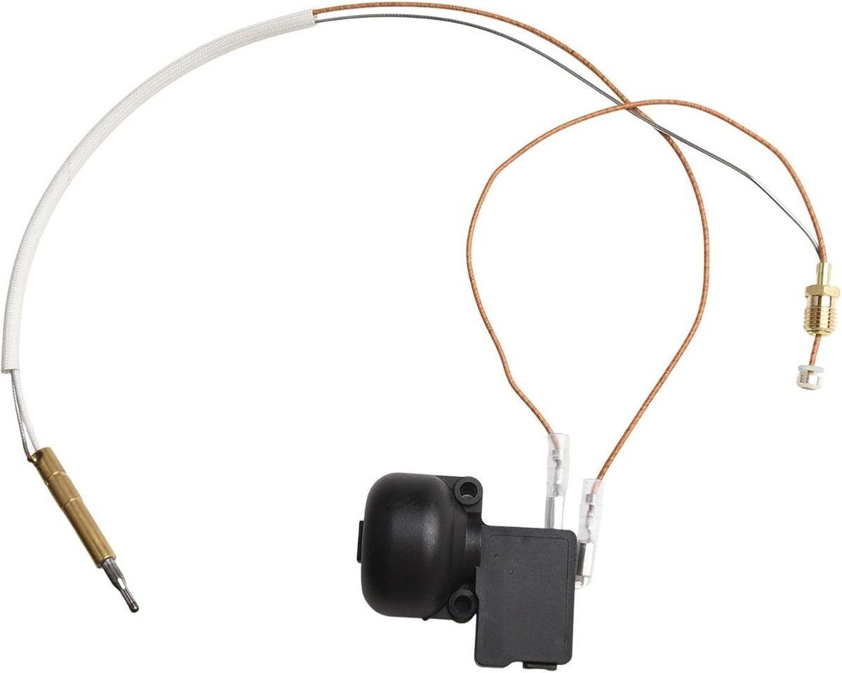 Verwarmer Reparatiekit - Thermokoppel Kantelschakelaar - Terrasverwarming Reparatie - Universele Compatibiliteit - 350mm M8x1 Sonde - Zwart