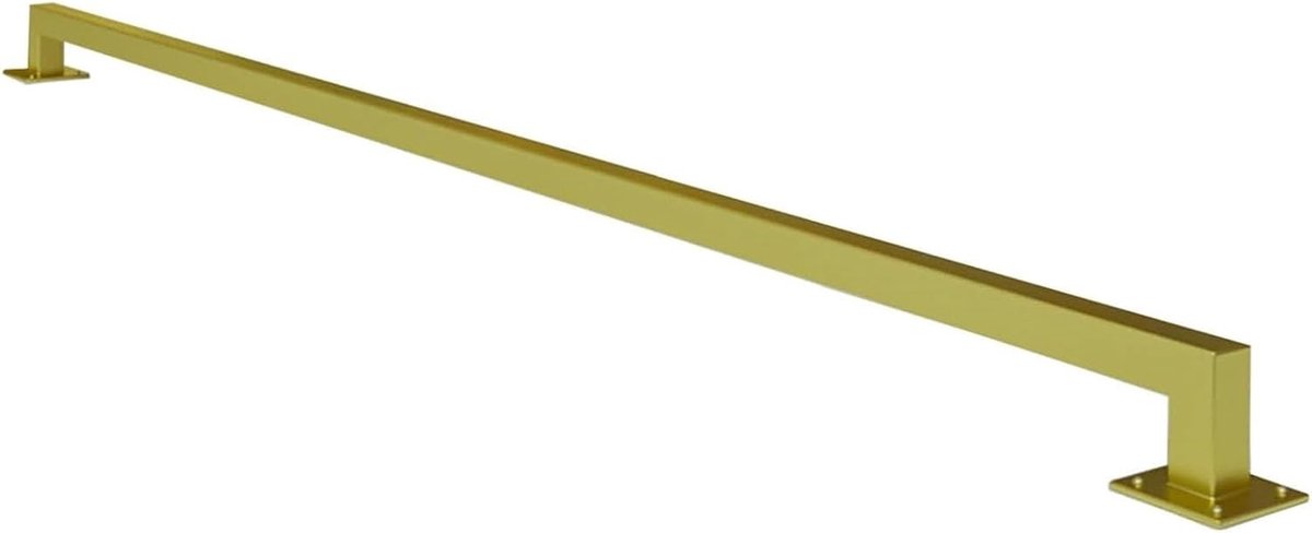 Trapleuning Set - Muursteun Leuning - Trap Veiligheid - Sterk Smeedijzer - Tot 6 voet - Goud