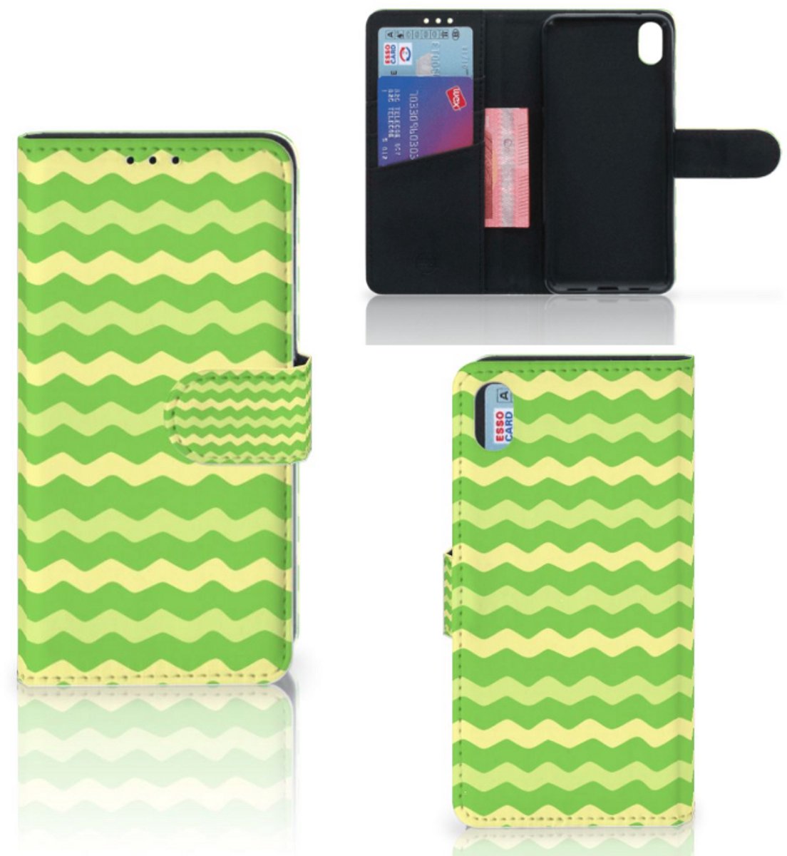 Xiaomi Redmi 7A Telefoon Hoesje Waves Green