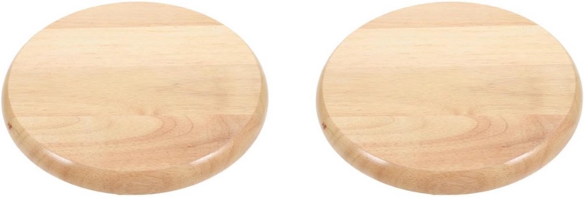 Houten Barkruk Zitting Vervangingen - Set van 2 Ronde Stoelzittingen 30 cm