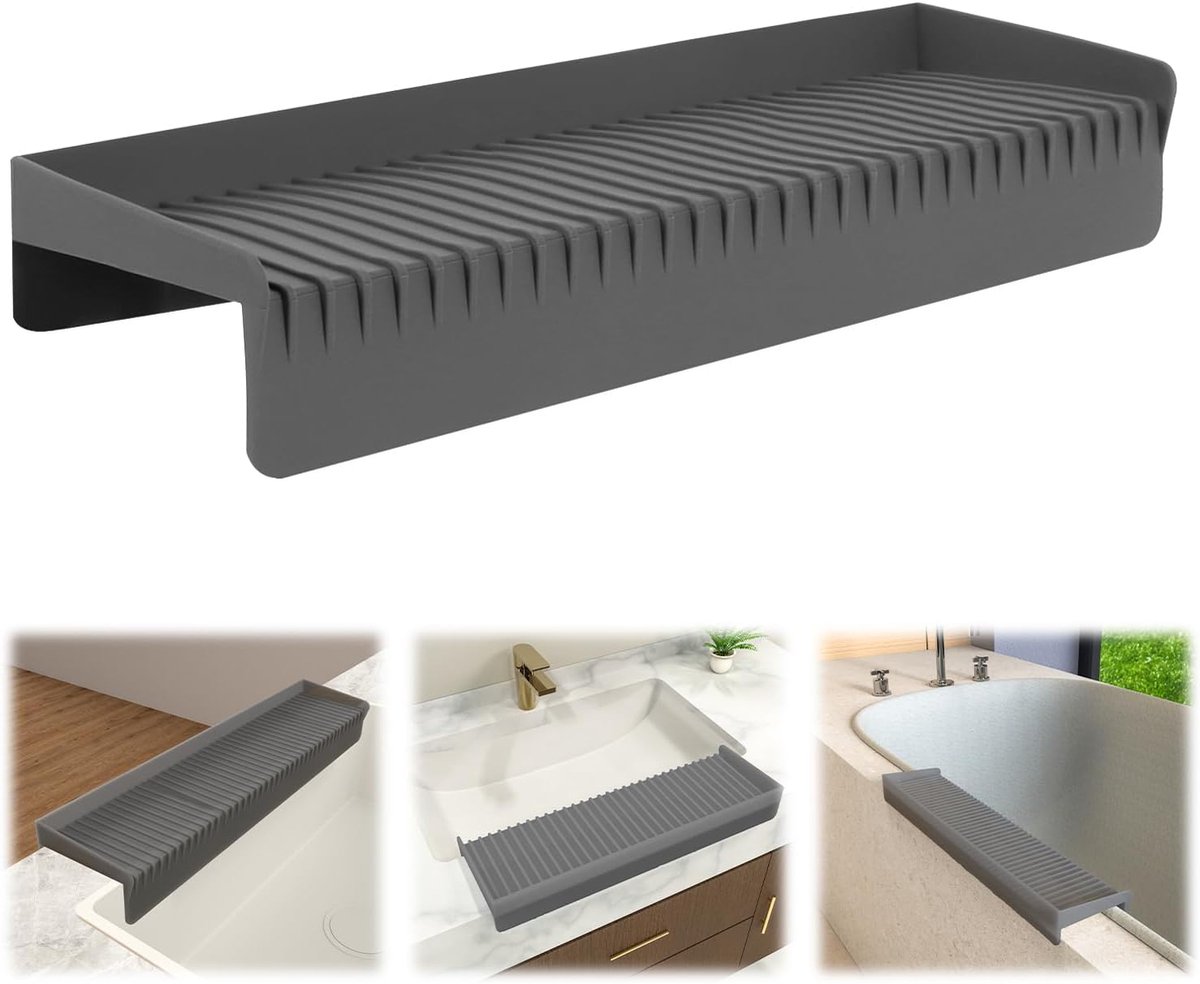 Multifunctionele Siliconen Gootsteen Spatbescherming en Randbescherming