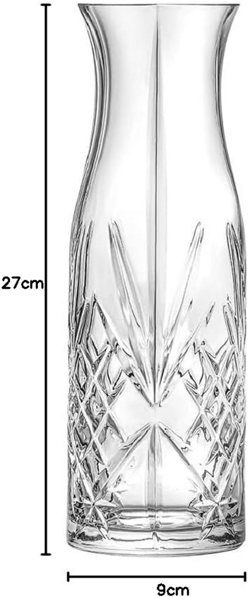 Witte Glas Carafe - Perfect voor elke Tafel