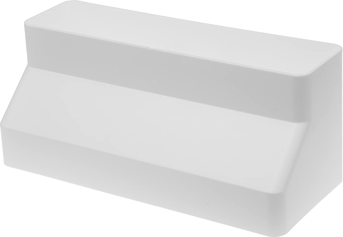 Rechthoekige buisconnector 220x90mm op 220x55mm voor ventilatiesystemen